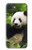 S1073 パンダは食べるのが楽しみ Panda Enjoy Eating iPhone 16e, 17e バックケース、フリップケース・カバー