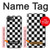 S1611 チェッカーボード Black and White Check Chess Board iPhone 16e バックケース、フリップケース・カバー