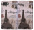 S2211 パリエッフェル塔ポストカード Paris Postcard Eiffel Tower iPhone 16e, 17e バックケース、フリップケース・カバー