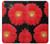 S2478 赤デイジーの花 Red Daisy flower iPhone 16e バックケース、フリップケース・カバー