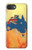 S2494 オーストラリア国旗地図ロックテクスチャ Australia Flag Map Rock Texture iPhone 16e, 17e バックケース、フリップケース・カバー