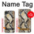 S2703 スネークスキンテクスチャグラフィックプリント Snake Skin Texture Graphic Printed iPhone 16e, 17e バックケース、フリップケース・カバー