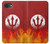 S2803 火災レッドデビル槍シンボル Fire Red Devil Spear Symbol iPhone 16e バックケース、フリップケース・カバー