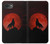 S2955 狼は赤月にハウリング Wolf Howling Red Moon iPhone 16e, 17e バックケース、フリップケース・カバー