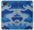 S2958 陸軍青迷彩 Army Blue Camo Camouflage iPhone 16e, 17e バックケース、フリップケース・カバー