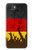 S2966 ドイツサッカー Germany Football Soccer Flag iPhone 16e, 17e バックケース、フリップケース・カバー