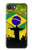 S2981 ブラジルサッカー Brazil Football Soccer Map Flag iPhone 16e バックケース、フリップケース・カバー