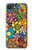 S3281 カラフルなヒッピーの花のパターン Colorful Hippie Flowers Pattern iPhone 16e, 17e バックケース、フリップケース・カバー