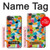 S3391 モザイクアートグラフィック Abstract Art Mosaic Tiles Graphic iPhone 16e バックケース、フリップケース・カバー