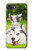 S3795 不機嫌子猫遊び心シベリアンハスキー犬ペイント Kitten Cat Playful Siberian Husky Dog Paint iPhone 16e, 17e バックケース、フリップケース・カバー