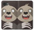 S3855 ナマケモノの顔の漫画 Sloth Face Cartoon iPhone 16e, 17e バックケース、フリップケース・カバー