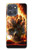 S0863 地獄火スカル Hell Fire Skull Motorola Moto G Power (2025,2026) バックケース、フリップケース・カバー