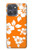 S2245 ハワイのハイビスカスオレンジ柄 Hawaiian Hibiscus Orange Pattern Motorola Moto G Power (2025,2026) バックケース、フリップケース・カバー