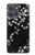 S2544 黒花柄の着物 Japanese Kimono Style Black Flower Pattern Motorola Moto G Power (2025,2026) バックケース、フリップケース・カバー