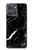 S2895 ブラックマーブルグラフィックプリント Black Marble Graphic Printed Motorola Moto G Power (2025) バックケース、フリップケース・カバー