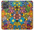 S3281 カラフルなヒッピーの花のパターン Colorful Hippie Flowers Pattern Motorola Moto G Power (2025,2026) バックケース、フリップケース・カバー