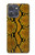 S3365 黄パイソンの皮膚 グラフィックプリント Yellow Python Skin Graphic Print Motorola Moto G Power (2025,2026) バックケース、フリップケース・カバー