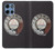 S0059 レトロなダイヤル式の電話ダイヤル Retro Rotary Phone Dial On Motorola Moto G 5G (2025) バックケース、フリップケース・カバー