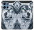 S0123 狼 ウルフ Grim White Wolf Motorola Moto G 5G (2025) バックケース、フリップケース・カバー