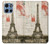 S2108 エッフェル塔パリポストカード Eiffel Tower Paris Postcard Motorola Moto G 5G (2025) バックケース、フリップケース・カバー