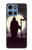 S3262 恐るべき 夜の月 墓地 Grim Reaper Night Moon Cemetery Motorola Moto G 5G (2025) バックケース、フリップケース・カバー