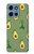 S3285 アボカドパターン Avocado Fruit Pattern Motorola Moto G 5G (2025) バックケース、フリップケース・カバー