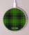S2373 タータングリーンパターン Tartan Green Pattern ワイヤレス充電パッド 15W タイプC iPhone Android LEDライト充電ステーション