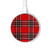 S2374 タータンレッドパターン Tartan Red Pattern ワイヤレス充電パッド 15W タイプC iPhone Android LEDライト充電ステーション