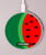 S2383 スイカ Watermelon ワイヤレス充電パッド 15W タイプC iPhone Android LEDライト充電ステーション