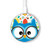 S2521 可愛いオタクフクロウ漫画 Cute Nerd Owl Cartoon ワイヤレス充電パッド 15W タイプC iPhone Android LEDライト充電ステーション