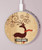 S3081 トナカイ Wooden Raindeer Graphic Printed ワイヤレス充電パッド 15W タイプC iPhone Android LEDライト充電ステーション