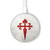 S3200 サンティアゴ・クロス Order of Santiago Cross of Saint James ワイヤレス充電パッド 15W タイプC iPhone Android LEDライト充電ステーション