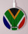 S3464 南アフリカの国旗 South Africa Flag ワイヤレス充電パッド 15W タイプC iPhone Android LEDライト充電ステーション
