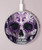 S3582 紫の頭蓋骨 Purple Sugar Skull ワイヤレス充電パッド 15W タイプC iPhone Android LEDライト充電ステーション