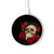 S3753 ダークゴシックゴススカルローズ Dark Gothic Goth Skull Roses ワイヤレス充電パッド 15W タイプC iPhone Android LEDライト充電ステーション