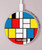 S3814 ピエトモンドリアン線画作曲 Piet Mondrian Line Art Composition ワイヤレス充電パッド 15W タイプC iPhone Android LEDライト充電ステーション