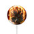 S0863 地獄火スカル Hell Fire Skull iPhone 16 15 14 13 12用MagSafe 15W対応磁気ワイヤレス充電パッド