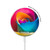 S1671 虹色のバラ Rainbow Colorful Rose iPhone 16 15 14 13 12用MagSafe 15W対応磁気ワイヤレス充電パッド