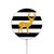 S2794 黒と白のストライプ 金の鹿 Black and White Striped Deer Gold Sparkles iPhone 16 15 14 13 12用MagSafe 15W対応磁気ワイヤレス充電パッド