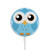 S3029 かわいい青いフクロウ Cute Blue Owl iPhone 16 15 14 13 12用MagSafe 15W対応磁気ワイヤレス充電パッド