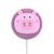 S3269 豚の漫画 Pig Cartoon iPhone 16 15 14 13 12用MagSafe 15W対応磁気ワイヤレス充電パッド