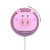 S3269 豚の漫画 Pig Cartoon iPhone 16 15 14 13 12用MagSafe 15W対応磁気ワイヤレス充電パッド