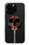 S3848 イギリスの旗の頭蓋骨 United Kingdom Flag Skull iPhone 16 15 14 13 12用MagSafe 15W対応磁気ワイヤレス充電パッド