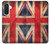S2303 英国ヴィンテージ国旗 British UK Vintage Flag Samsung Galaxy A26 バックケース、フリップケース・カバー