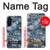S2346 海軍迷彩グラフィック Navy Camo Camouflage Graphic Samsung Galaxy A26 バックケース、フリップケース・カバー
