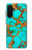 S2688 アクアターコイズ宝石グラフィックプリント Aqua Copper Turquoise Gemstone Graphic Printed Samsung Galaxy A26 バックケース、フリップケース・カバー