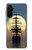 S2897 海賊船 ムーン・ナイト Pirate Ship Moon Night Samsung Galaxy A26 バックケース、フリップケース・カバー