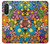 S3281 カラフルなヒッピーの花のパターン Colorful Hippie Flowers Pattern Samsung Galaxy A26 バックケース、フリップケース・カバー