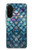 S3809 人魚の鱗 Mermaid Fish Scale Samsung Galaxy A26 バックケース、フリップケース・カバー