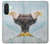 S3843 白頭ワシと氷 Bald Eagle On Ice Samsung Galaxy A26 バックケース、フリップケース・カバー